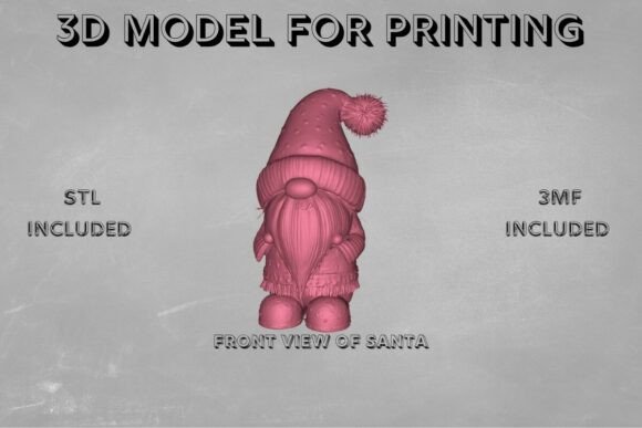 Download Santa Gnome 3D Print Model - Premium Resources