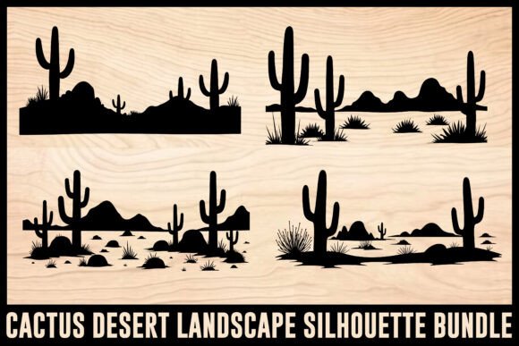 Download Cactus Desert Landscape Set - Desert Collection