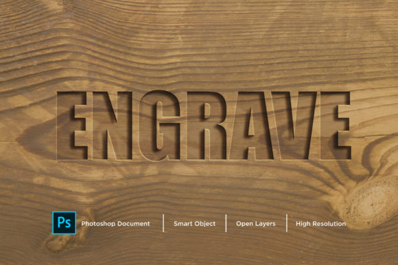 Download Engrave Text Effect Layer Style - Premium Resources