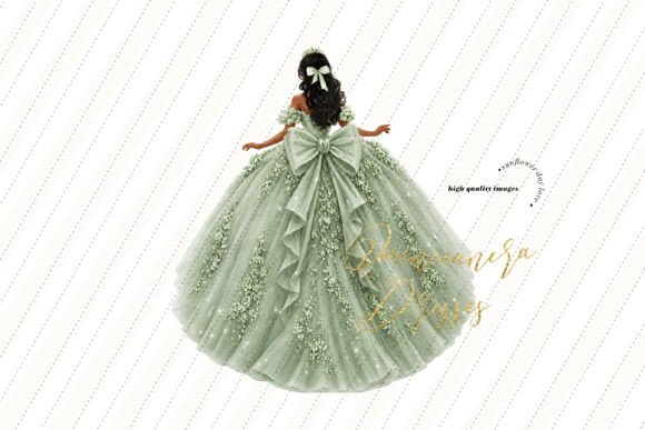Download Sage Green Tan Skin Princess Clipart - Sage Collection