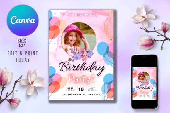 Download Digital Birthday Party Invitations - Birthday party Collection